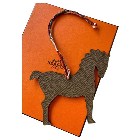 hermes bag with horse|Hermes leather horse bag charm.